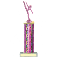 Trophies - #Modern Dance Pink D Style Trophy